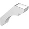 Ekena Millwork 6-in. W x 26-in. D x 30-in. H Olympic Architectural Grade PVC Knee Brace BRCP06X26X30OLY - alternate 2